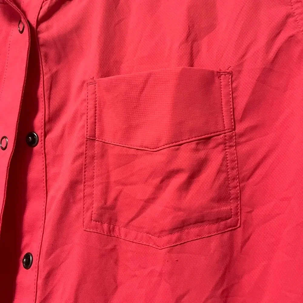 Cabela’s Women’s Pink Button Down Long Sleeve Size Large - Picture 3 of 6